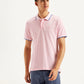 Men's Solid Slim Fit Polo T-Shirt