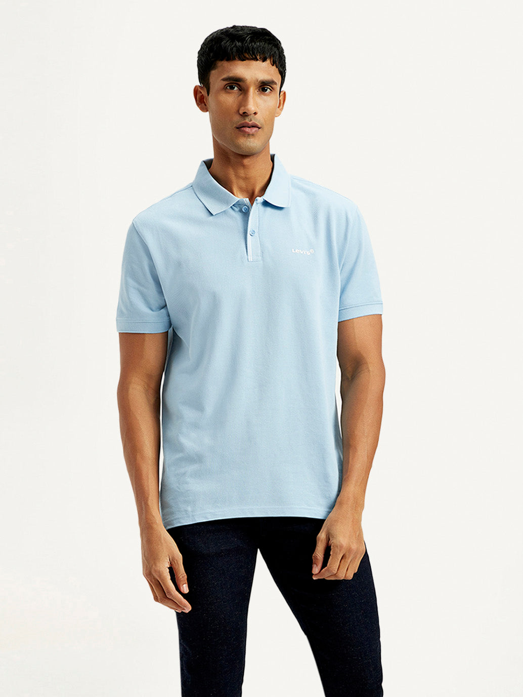 Men's Solid Slim Fit Polo T-shirt - 89262b1a-710f-41f4-924b-f8b625a86b21 View