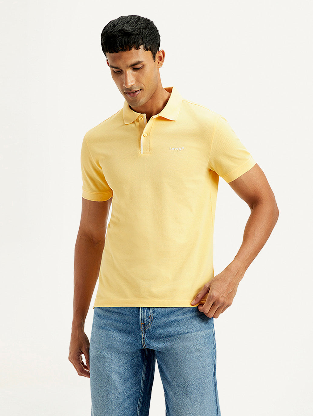 Men's Solid Slim Fit Polo T-shirt - 823d540b-6cf4-4be0-9e46-45e994fe2dd0 View