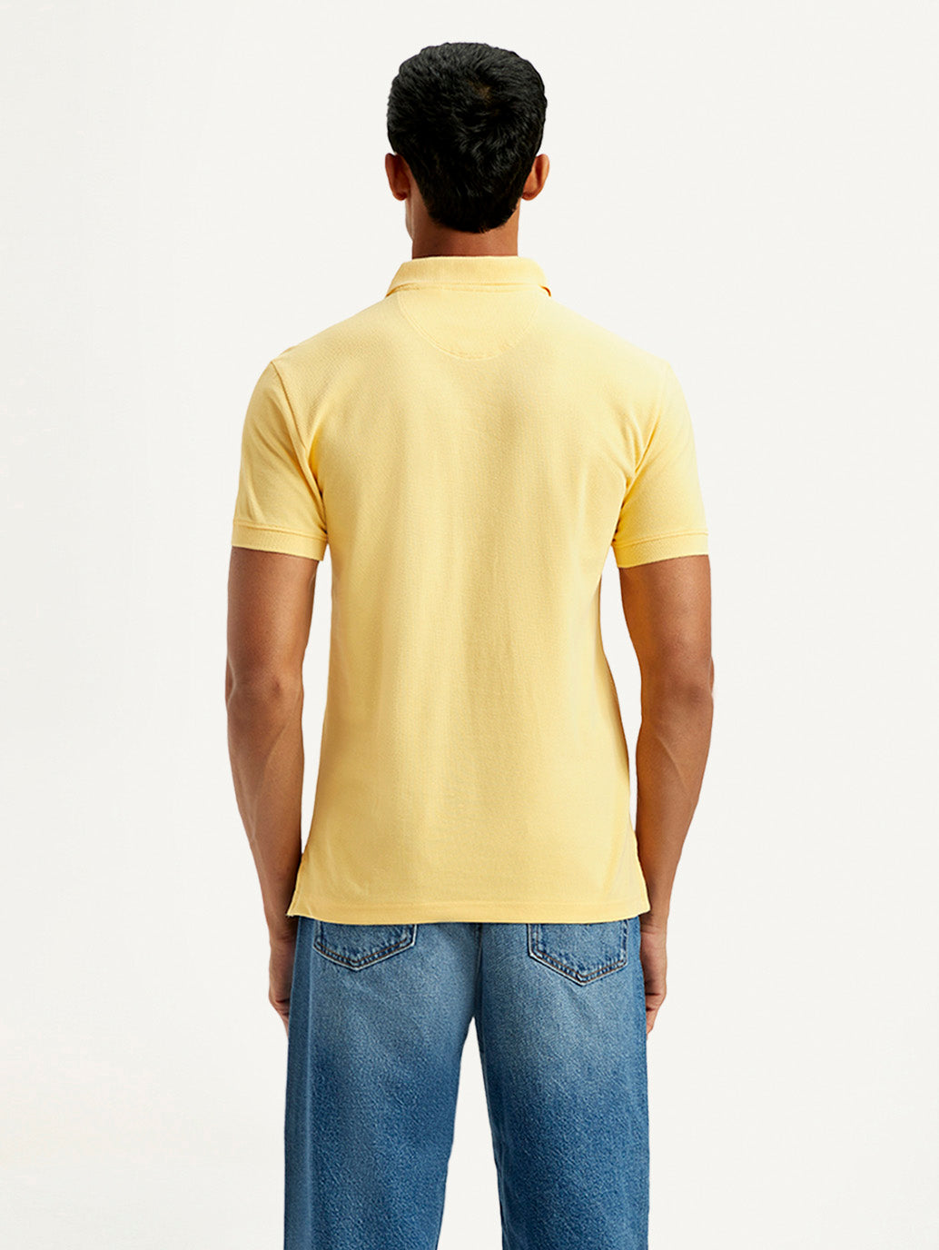 Men's Solid Slim Fit Polo T-shirt - 830e417a-6626-44a4-b3bb-1c2dd0ca8de5 View