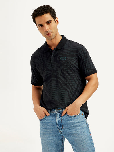 levi's Men's Abstract Print Slim Fit Polo T-Shirt-picture-38
