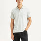 Men's Solid White Slim Fit Polo T-shirt - Styleshot View