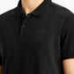 Men's Brand Logo Black Slim Fit Polo T-shirt - Detail View