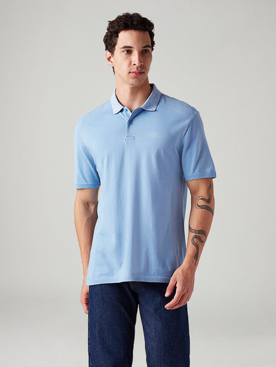 Men's Logo Printed Slim Fit Polo T-Shirt-image-8