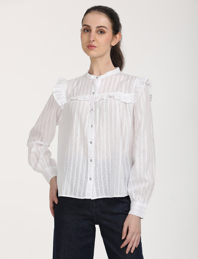 Women's Solid Oversized Shirt