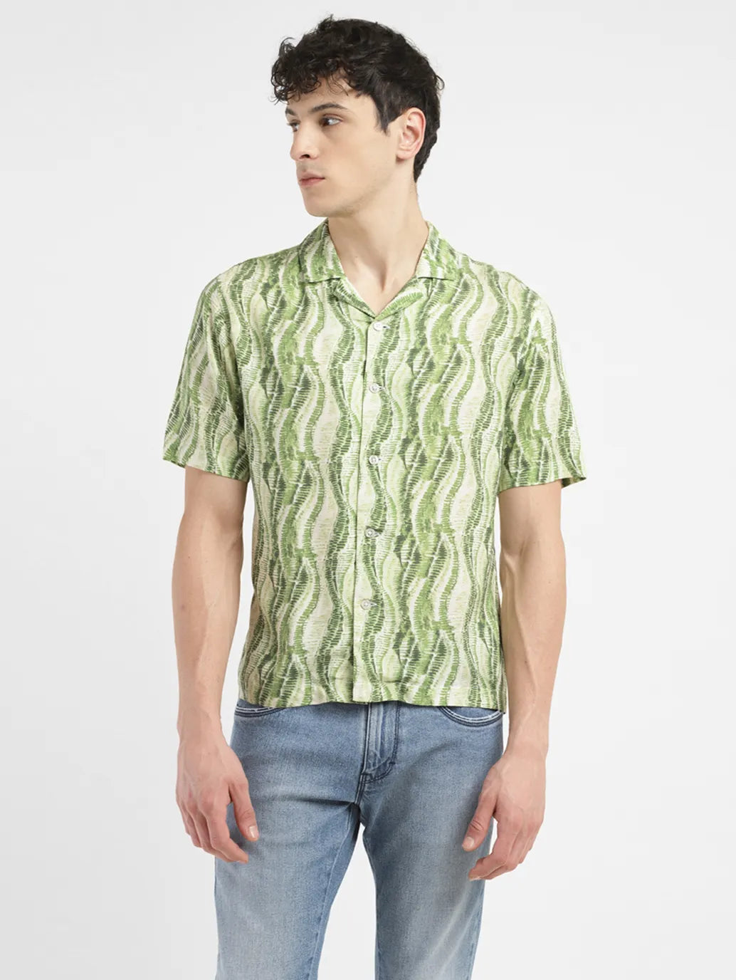 Men's All Over Printed Regular Fit Shirt