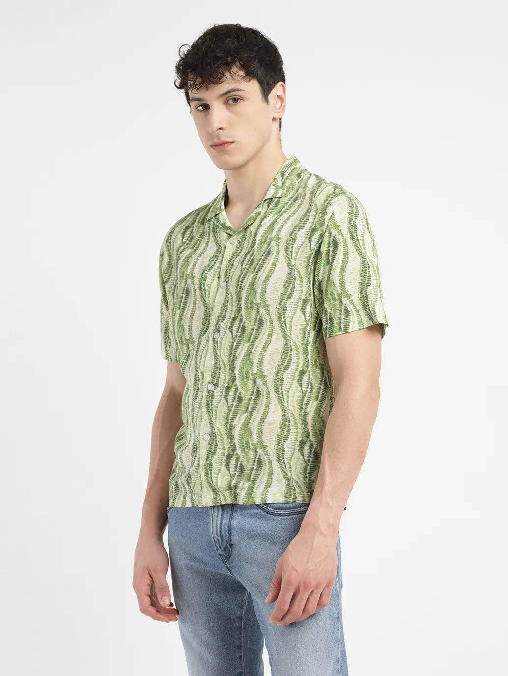 Men's All Over Printed Relaxed Fit Shirt
