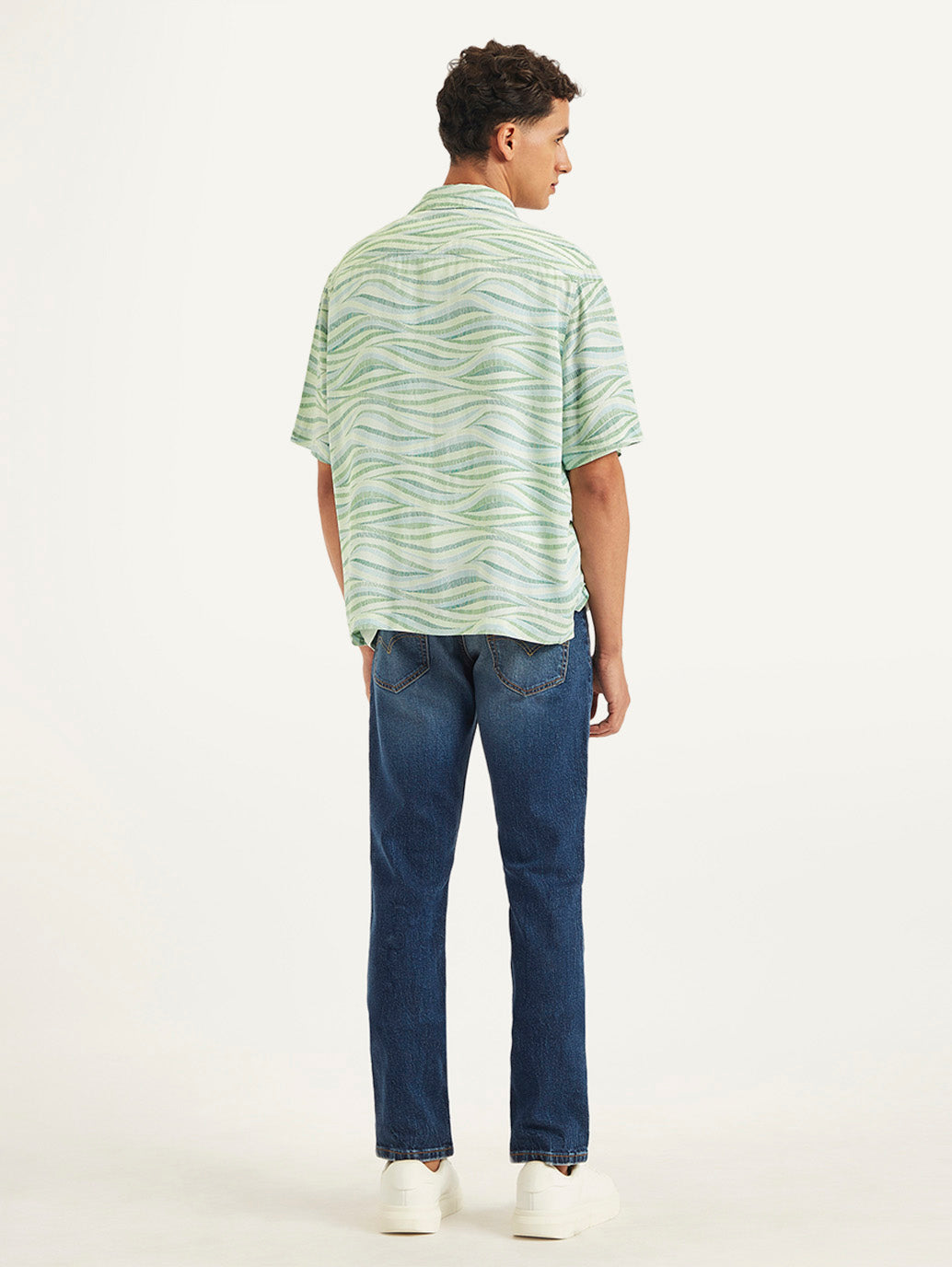 Men's Printed Relaxed Fit Camp Shirt