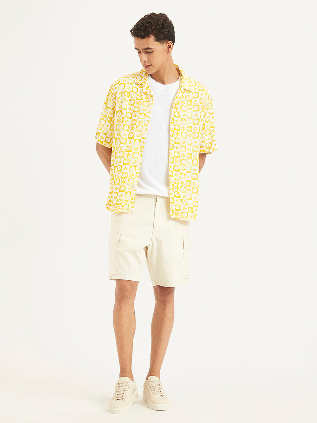 Men's Printed Relaxed Fit Camp Shirt