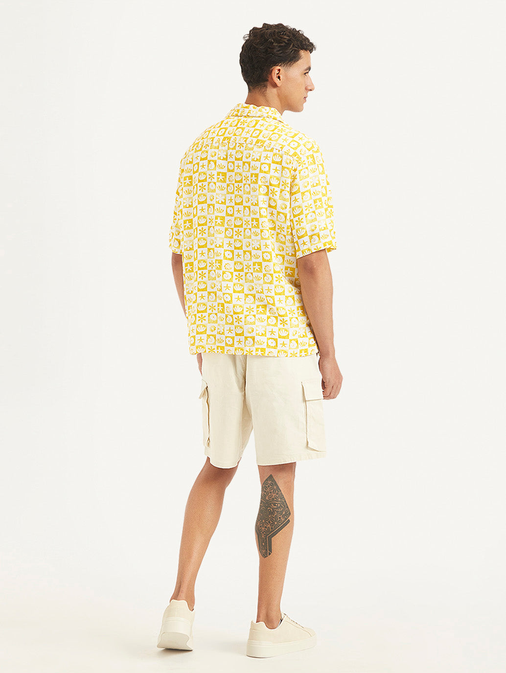 Men's Printed Relaxed Fit Camp Shirt