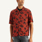 Men's Floral Print Relaxed Fit Camp Shirt