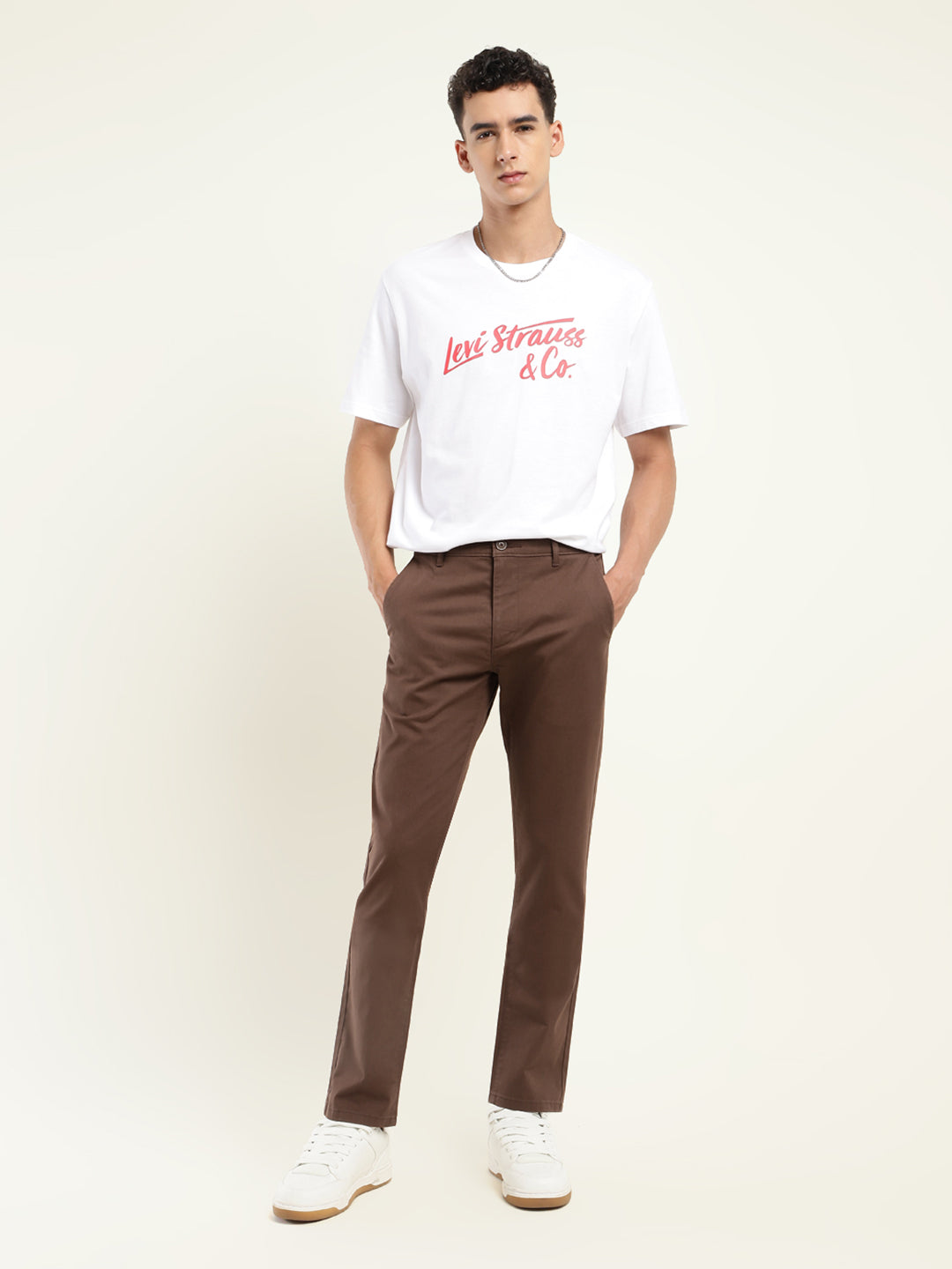 Men's 511 Slim Fit Brown Chinos