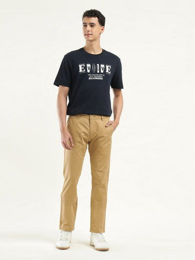 Men's Khaki Slim Fit Chinos
