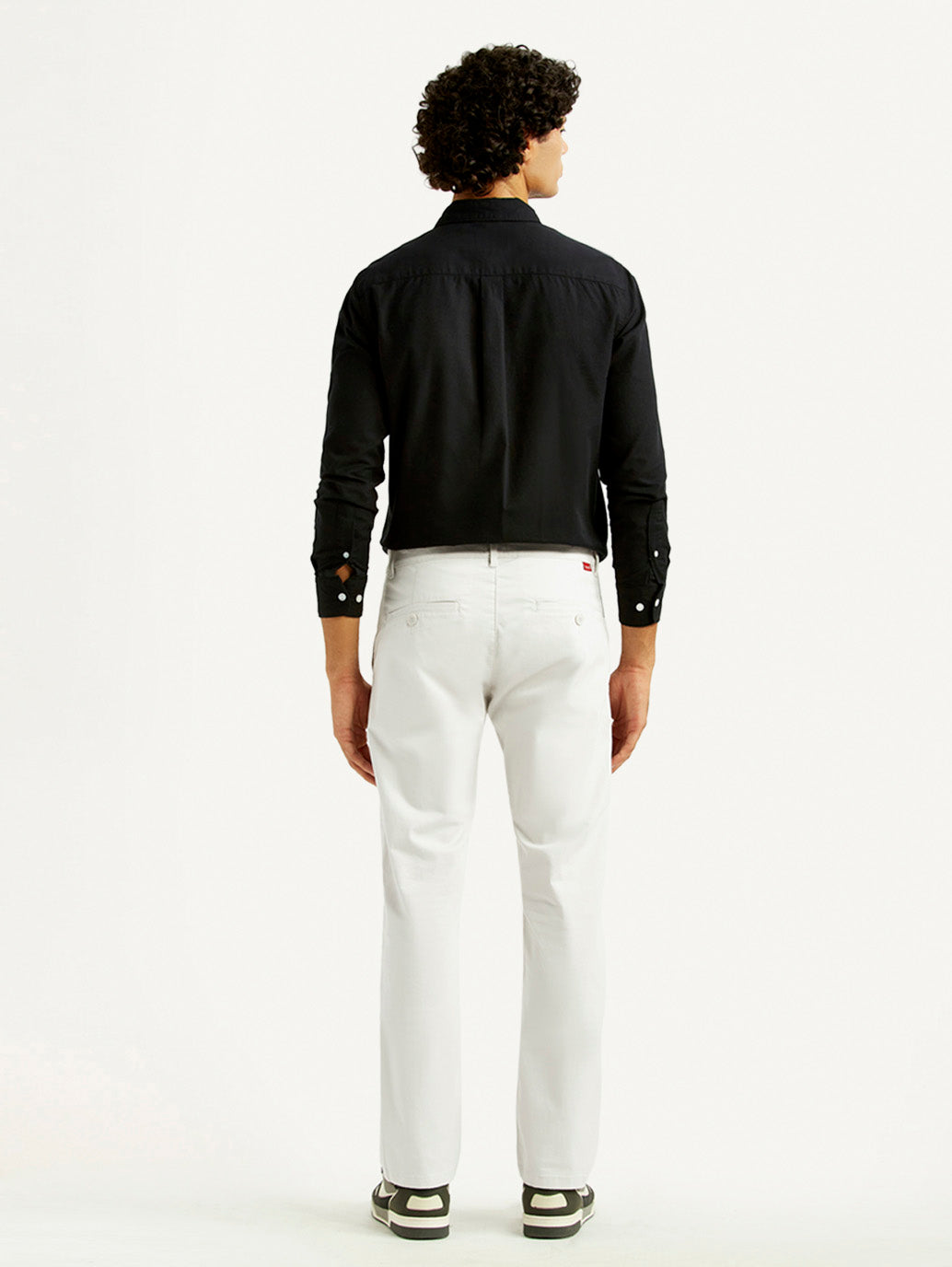 Men's 511 Off White Slim Fit Mid Rise Chinos - Back View