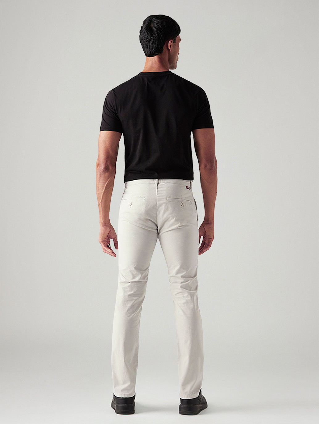 Men's 511 Off White Slim Fit Mid Rise Chinos - Back View