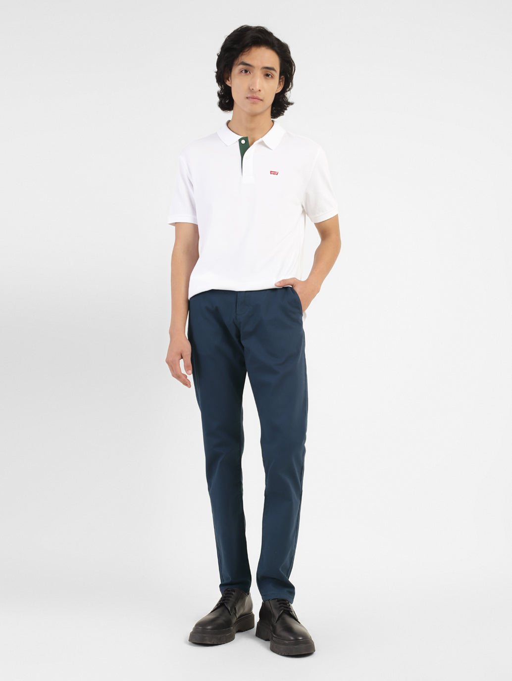 Levis Men's 512 Blue Slim Tapered Fit Chinos