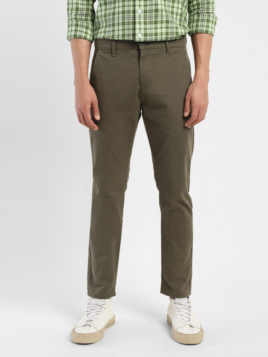 Men's 512 Green Slim Tapered Fit Chinos