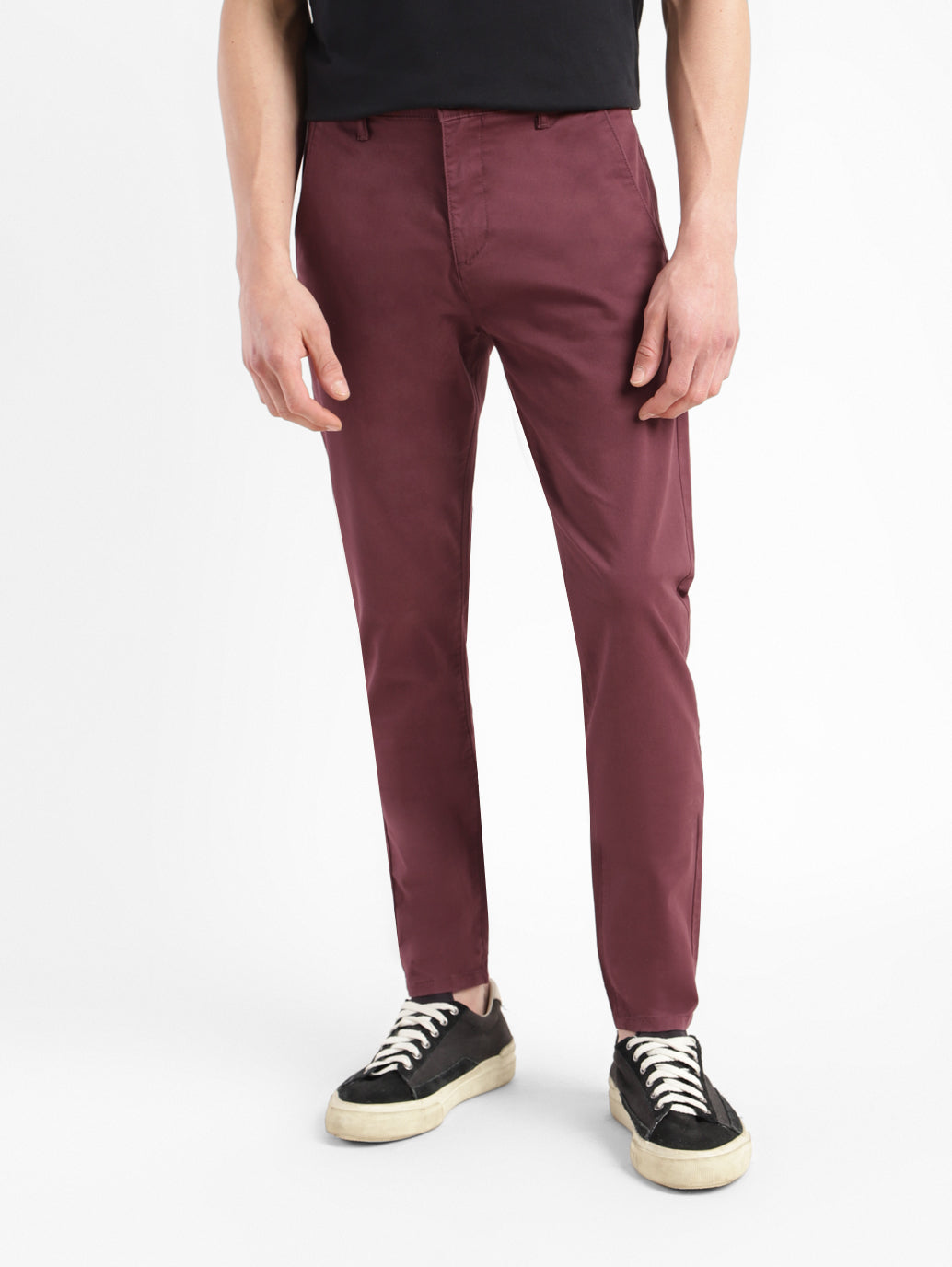 Men's 512 Maroon Slim Tapered Fit Chinos - 14895532-abf0-41ad-b27b-d874ebf73ad4 View