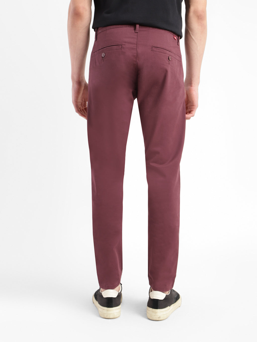 Men's 512 Maroon Slim Tapered Fit Chinos - b43bafa0-71e8-4654-a67d-b0ad05e110ac View