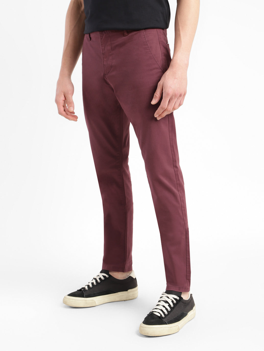 Men's 512 Maroon Slim Tapered Fit Chinos - 5c0363c7-4f56-4717-855b-fd9147f83038 View