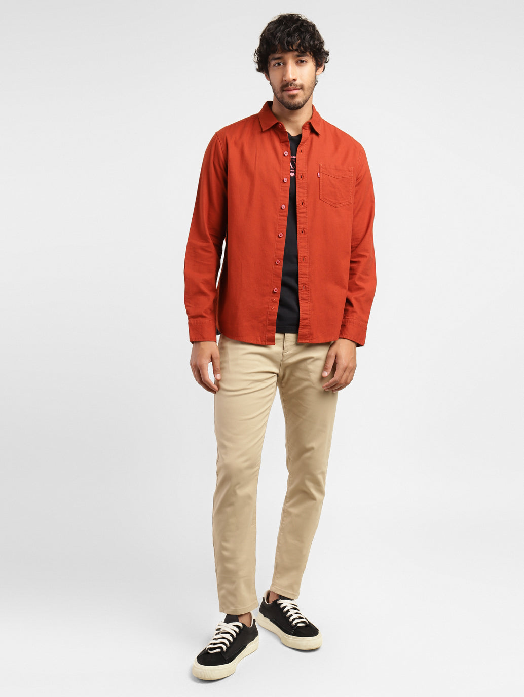 Men's 512 Beige Slim Tapered Fit Chinos - 498bc72a-93b2-43da-9102-2d80467add94 View