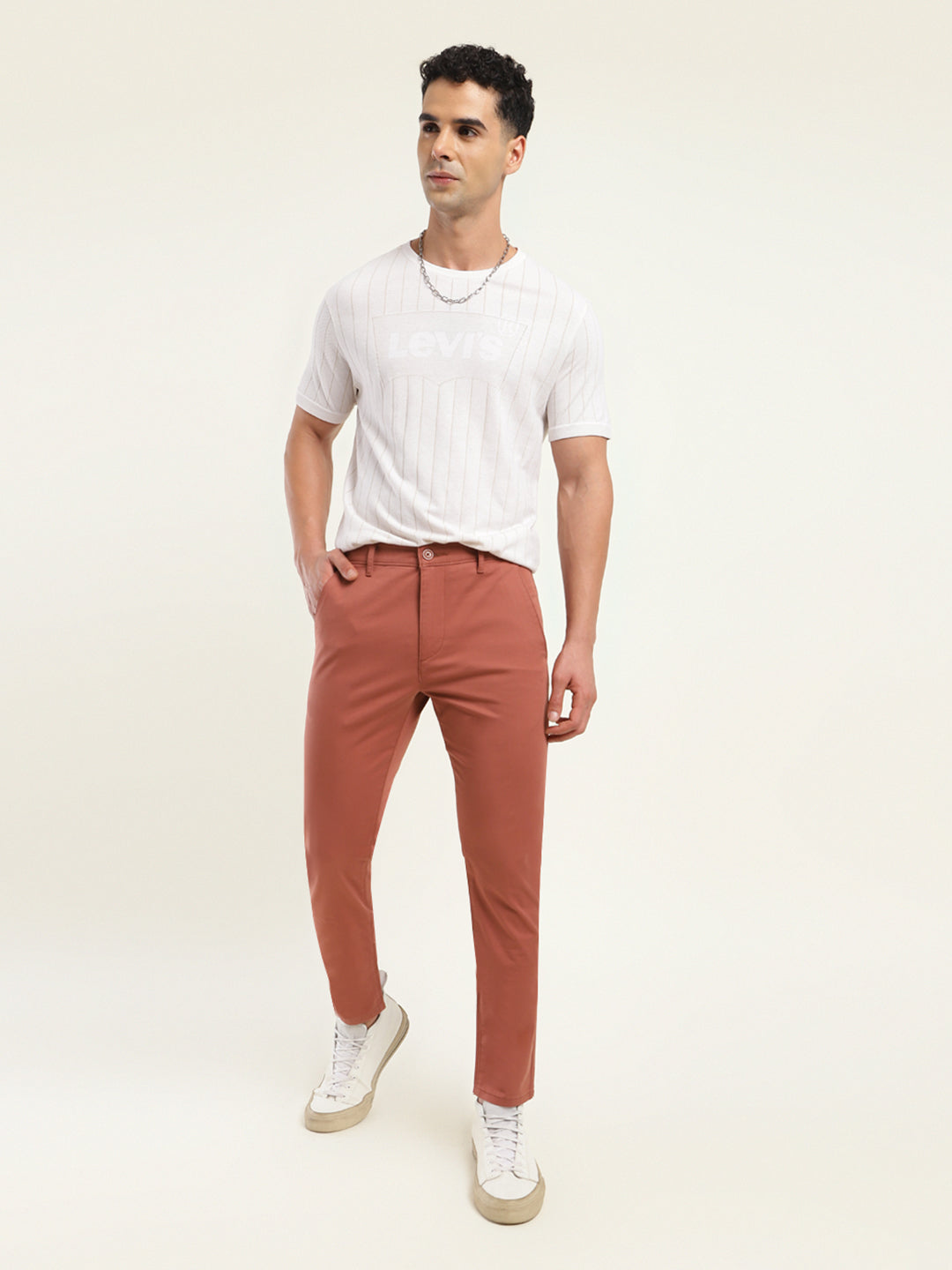 Men's 512 Slim Tapered Fit Brown Chinos