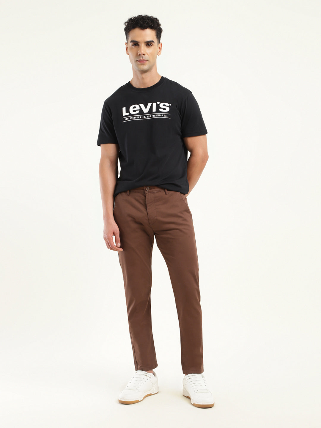 Men's 512 Slim Tapered Fit Brown Chinos