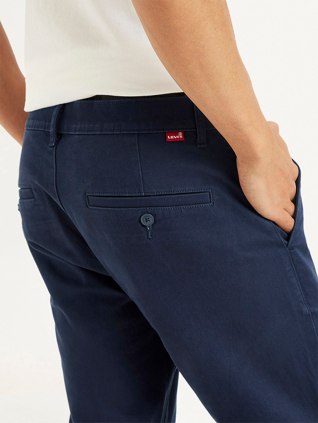 Men's Navy Slim Fit Chinos