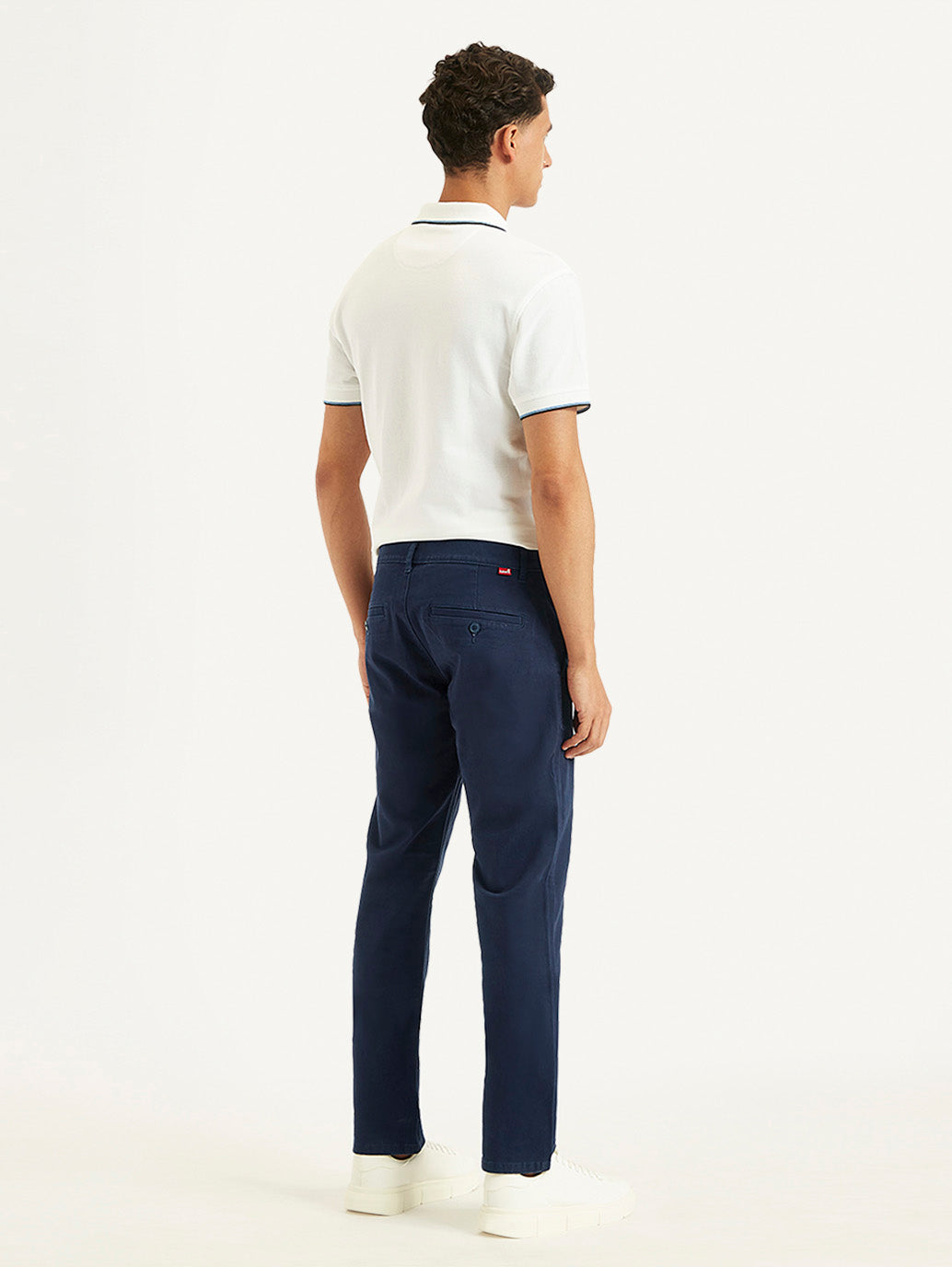 Men's Navy Slim Fit Chinos