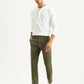 Men's Olive Slim Fit Chinos