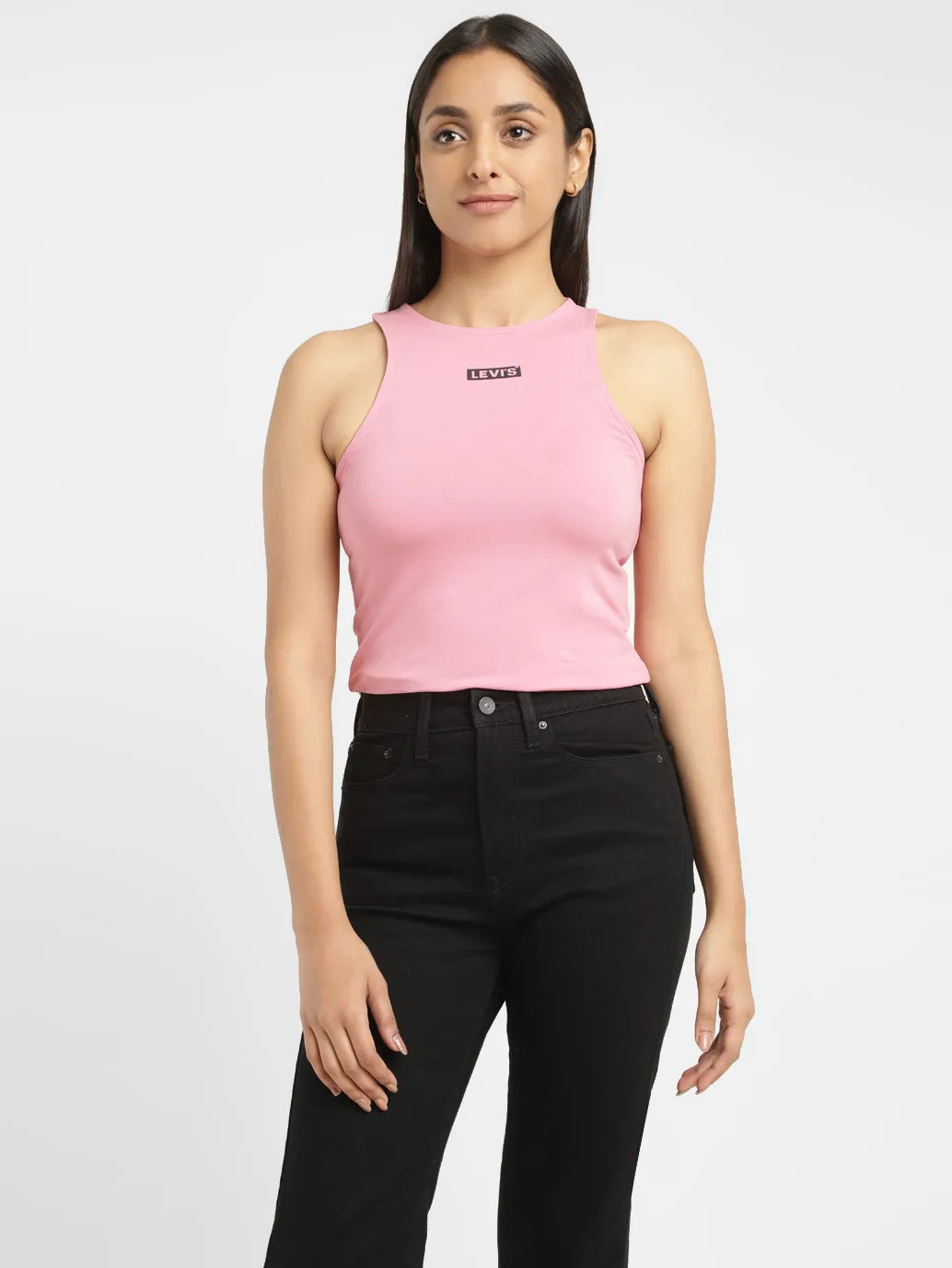 Women's Brand Logo Regular Fit T-shirt
