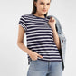 Women's Striped Crew Neck T-shirt - 38ddcf8d-3722-4583-9f1c-43f7663799b0 View