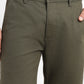 Men's Olive Tapered Shorts