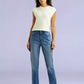 Women's 724 Blue Slim Straight Fit High Rise Redloop Jeans - Front View