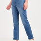Women's 724 Blue Slim Straight Fit High Rise Redloop Jeans - jpg View