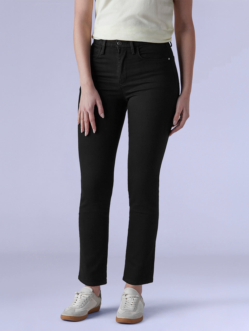 Women's 724 Black Slim Straight Fit High Rise Redloop Jeans - c8f7962a-3c1b-4b0d-9ce5-827d02f71b62 View