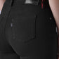 Women's 724 Black Slim Straight Fit High Rise Redloop Jeans - 44c5e655-46e6-4e17-8b06-72b83a52a78a View