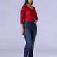 Women's 724 Dark Indigo Slim Straight Fit High Rise Redloop Jeans - d7bab9d5-ff07-4b72-9573-017a1383f0dc View