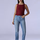 Women's 724 Light Indigo Slim Straight Fit High Rise Redloop Jeans - Styleshot View