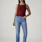 Women's 724 Light Indigo Slim Straight Fit High Rise Redloop Jeans - 20 View