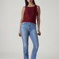 Women's 724 Light Indigo Slim Straight Fit High Rise Redloop Jeans - 20 View