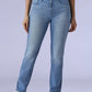 Women's 724 Light Indigo Slim Straight Fit High Rise Redloop Jeans - Front View