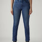 Women's 724 Dark Indigo Slim Straight Fit High Rise Redloop Jeans - Front View