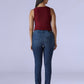 Women's 724 Dark Indigo Slim Straight Fit High Rise Redloop Jeans - a2a574f9-1a1b-4e7c-a5dd-ea8a2ff414e0 View