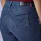 Women's 724 Dark Indigo Slim Straight Fit High Rise Redloop Jeans - 84dfc1fd-5dd4-44c6-9ae6-22b6f96172d8 View