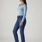 Women's 724 Med Indigo Slim Straight Fit High Rise Redloop Jeans - 20 View