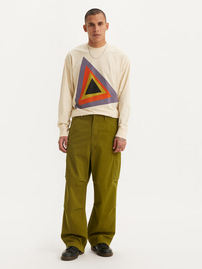 levi's Men's Olive Loose Fit Cargo Trousers-picture-55