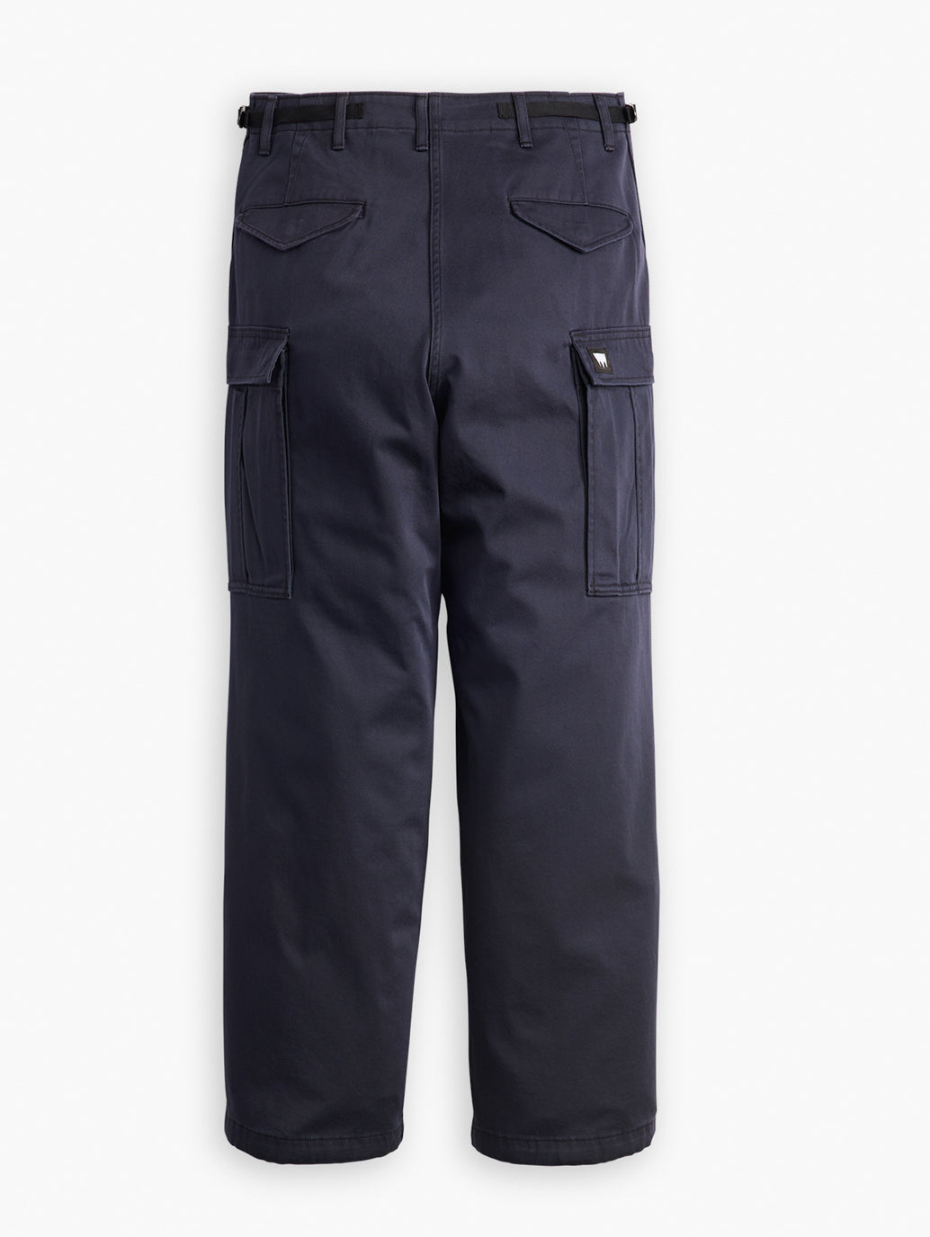 Men's Navy Loose Fit Cargo Trousers