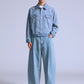 Levi's® Blue Tab™ Men's Wide-Leg Pleat Crop Jeans - Styleshot View