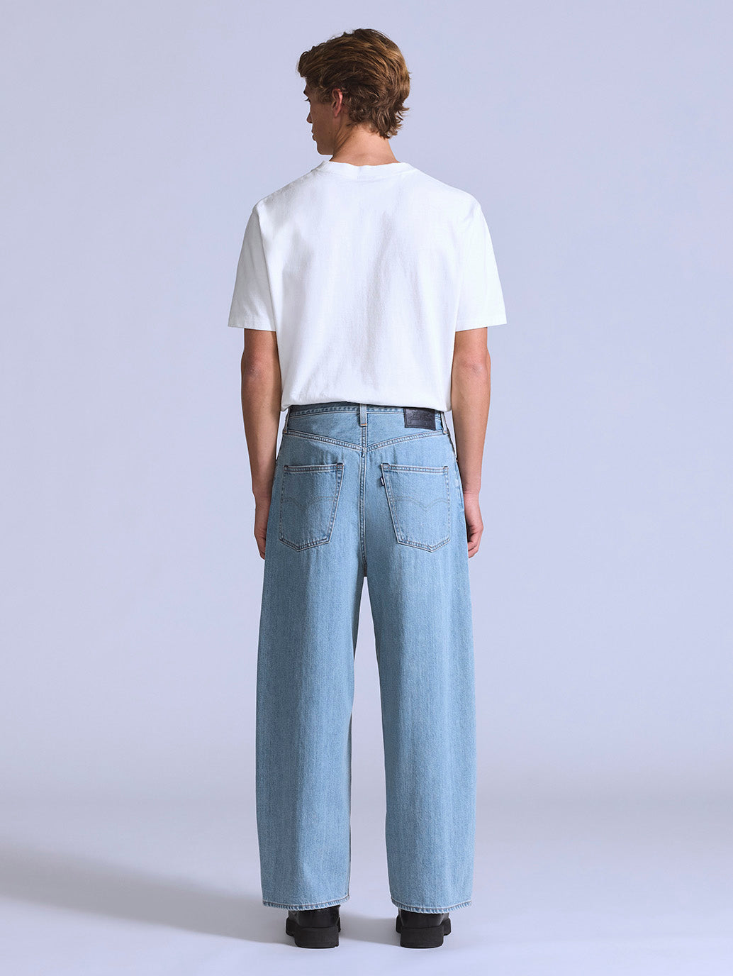 Levi's® Blue Tab™ Men's Wide-Leg Pleat Crop Jeans - Back View